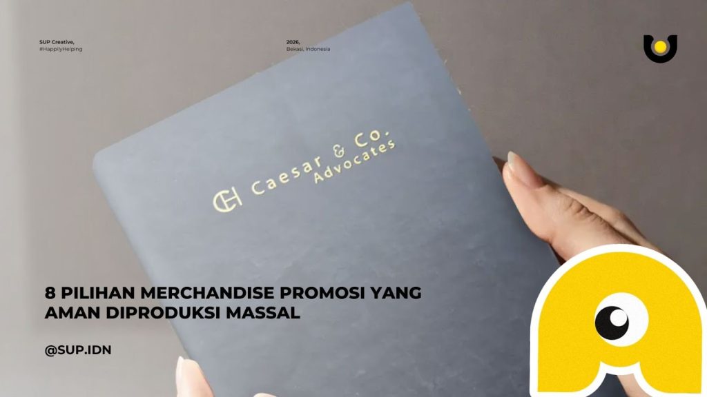 8 Pilihan Merchandise Promosi yang Aman Diproduksi Massal