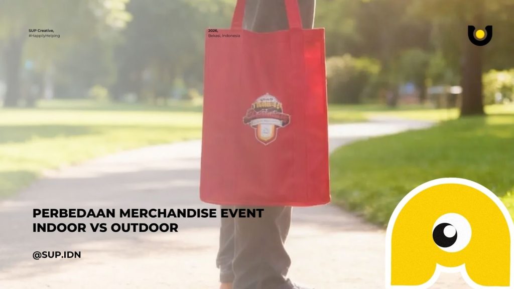 Jangan Asal Pilih! Ini Perbedaan Merchandise Event Indoor vs Outdoor