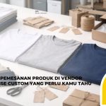 Dari Ide ke Produk: 6 Tahapan Pemesanan Produk di Vendor Merchandise Custom yang Perlu Kamu Tahu