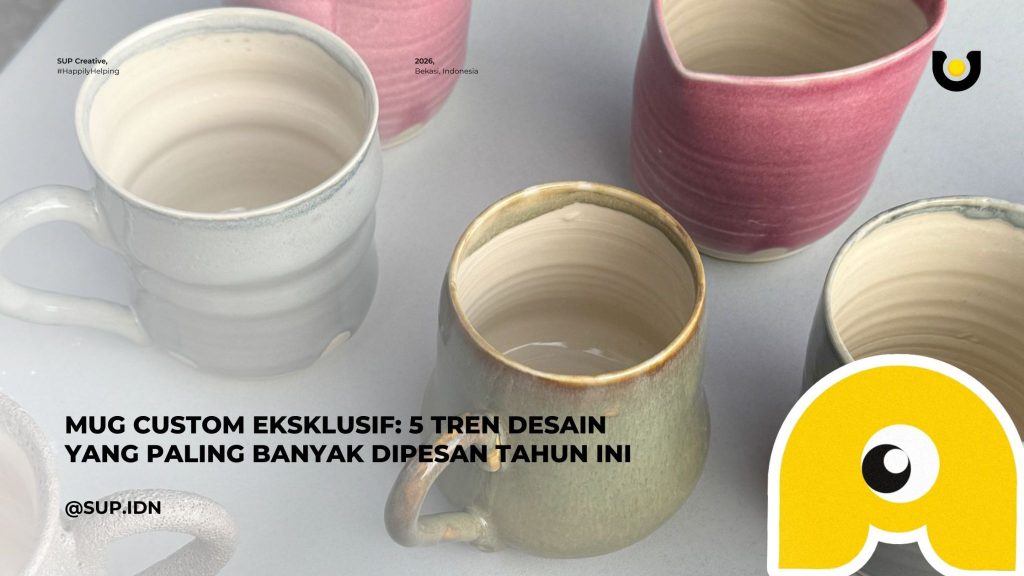 Mug Custom Eksklusif: 5 Tren Desain yang Paling Banyak Dipesan Perusahaan Tahun Ini