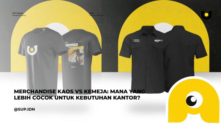 Merchandise Kaos vs Kemeja: Mana yang Lebih Cocok untuk Kebutuhan Kantor?