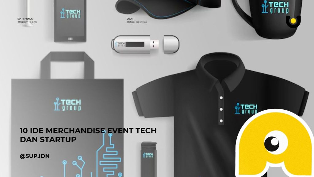 10 Ide Merchandise Event Tech Startup yang Relevan dengan Audiens Digital Native