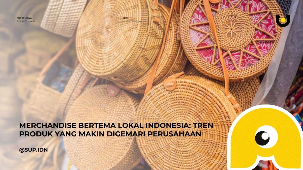 Merchandise Bertema Lokal Indonesia: Tren Produk Custom yang Makin Digemari Perusahaan